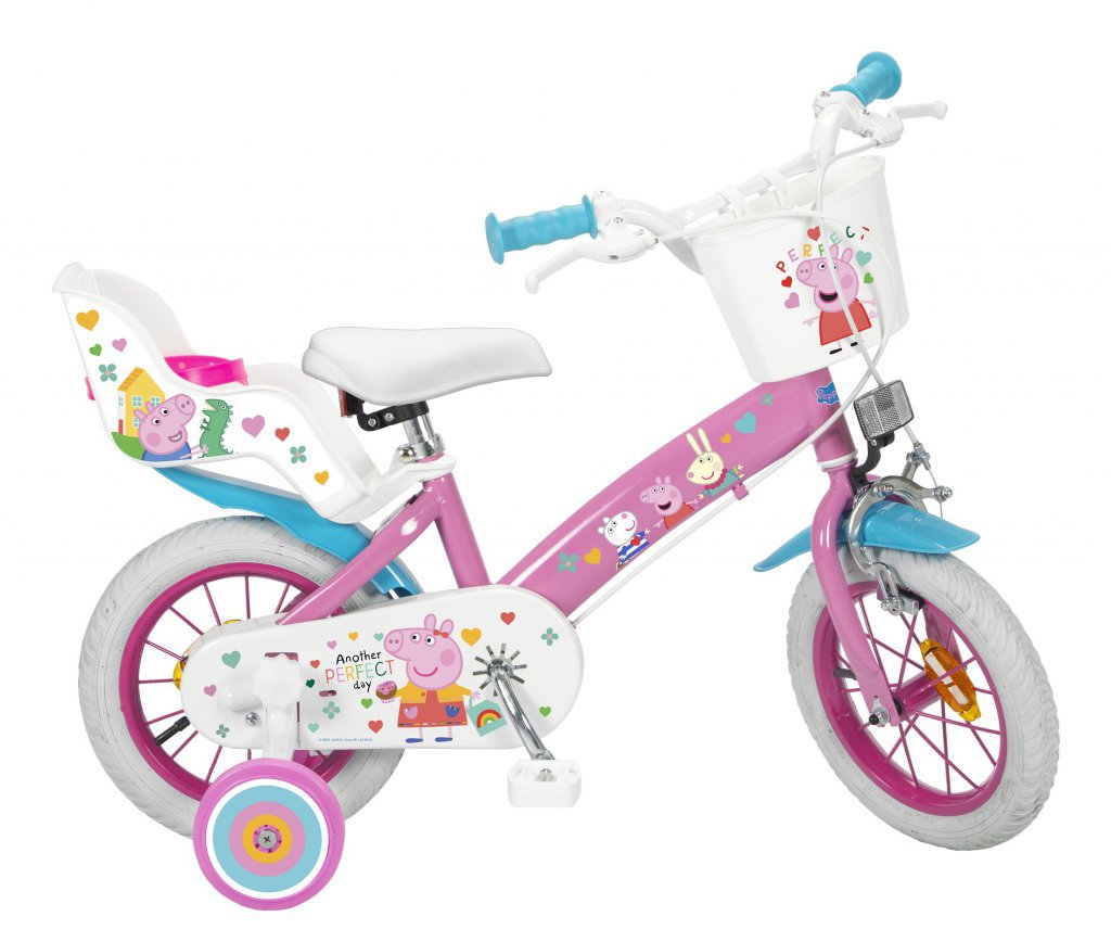 Bicicleta Peppa Pig Rosa 12