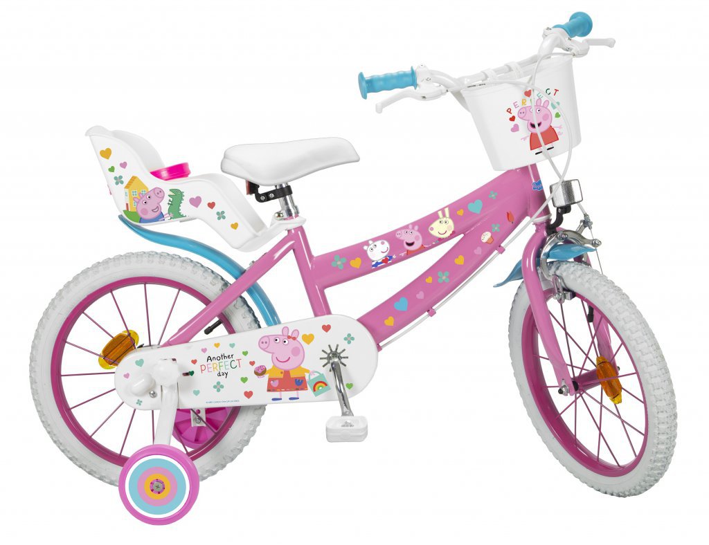 Bicicleta Peppa Pig Rosa 16