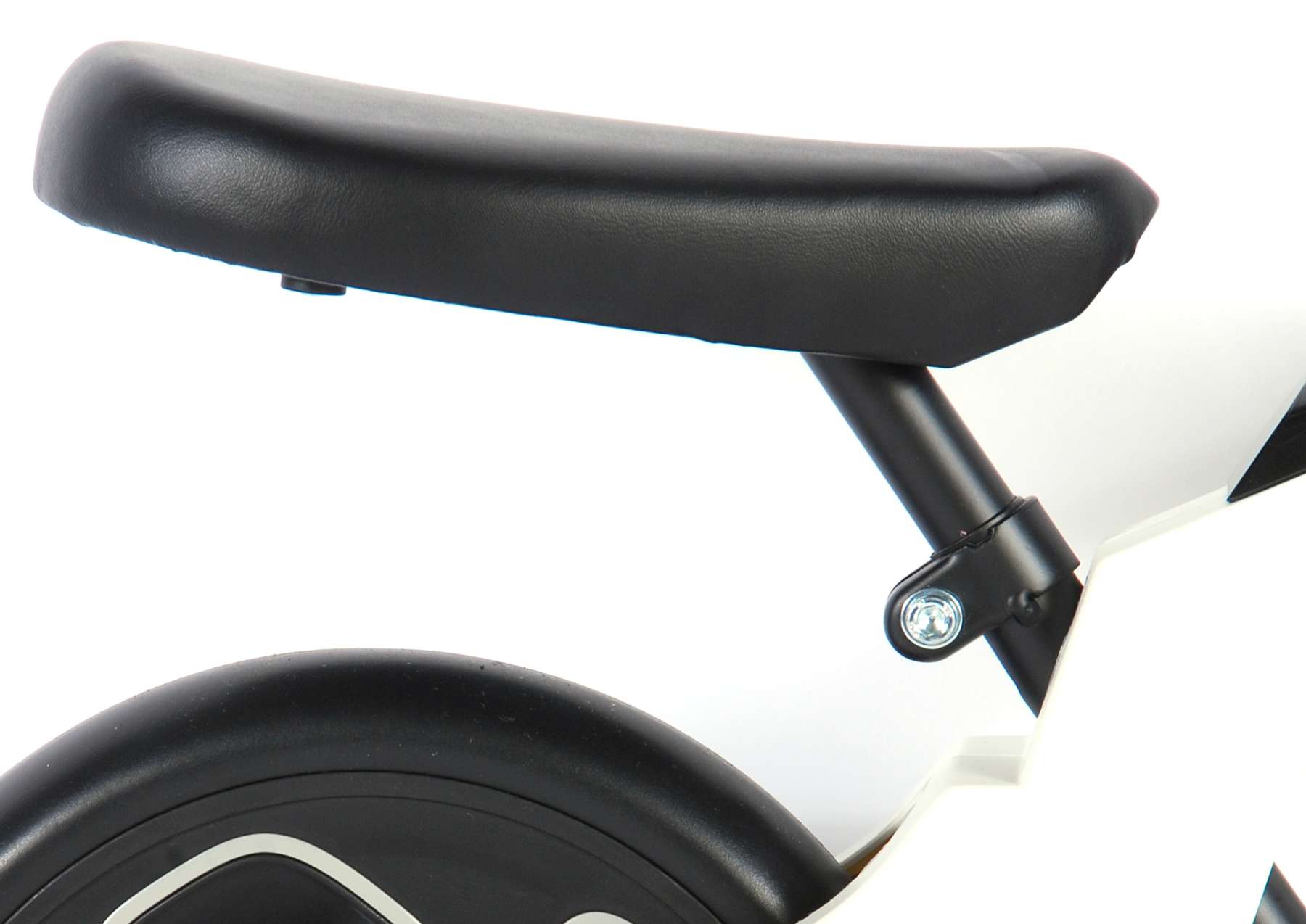 Bicicleta evolutiva QPlay Balance 10 pulgadas Blanca/Negra - sillín