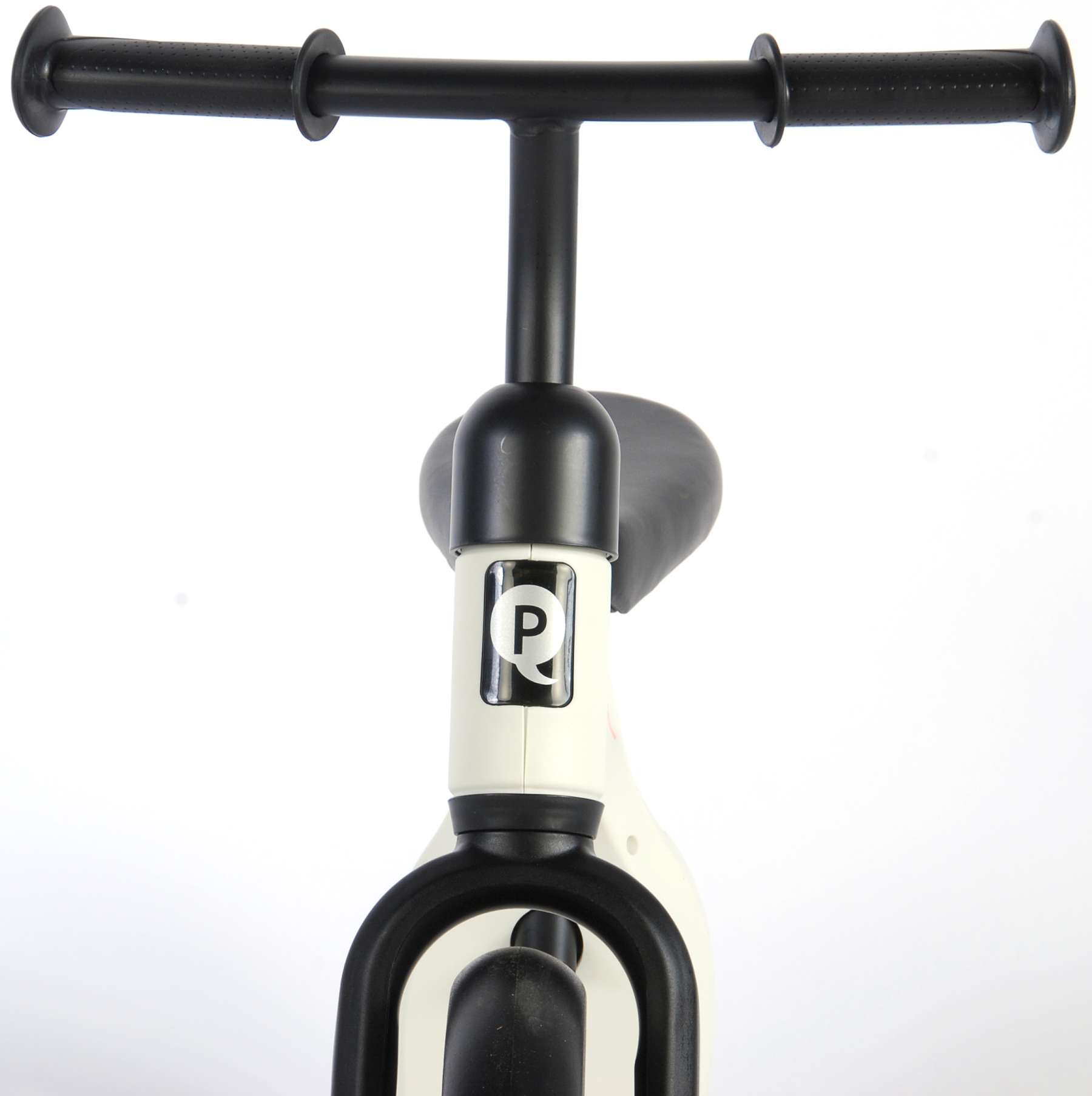 Bicicleta evolutiva QPlay Balance 10 pulgadas Blanca/Negra - manillar