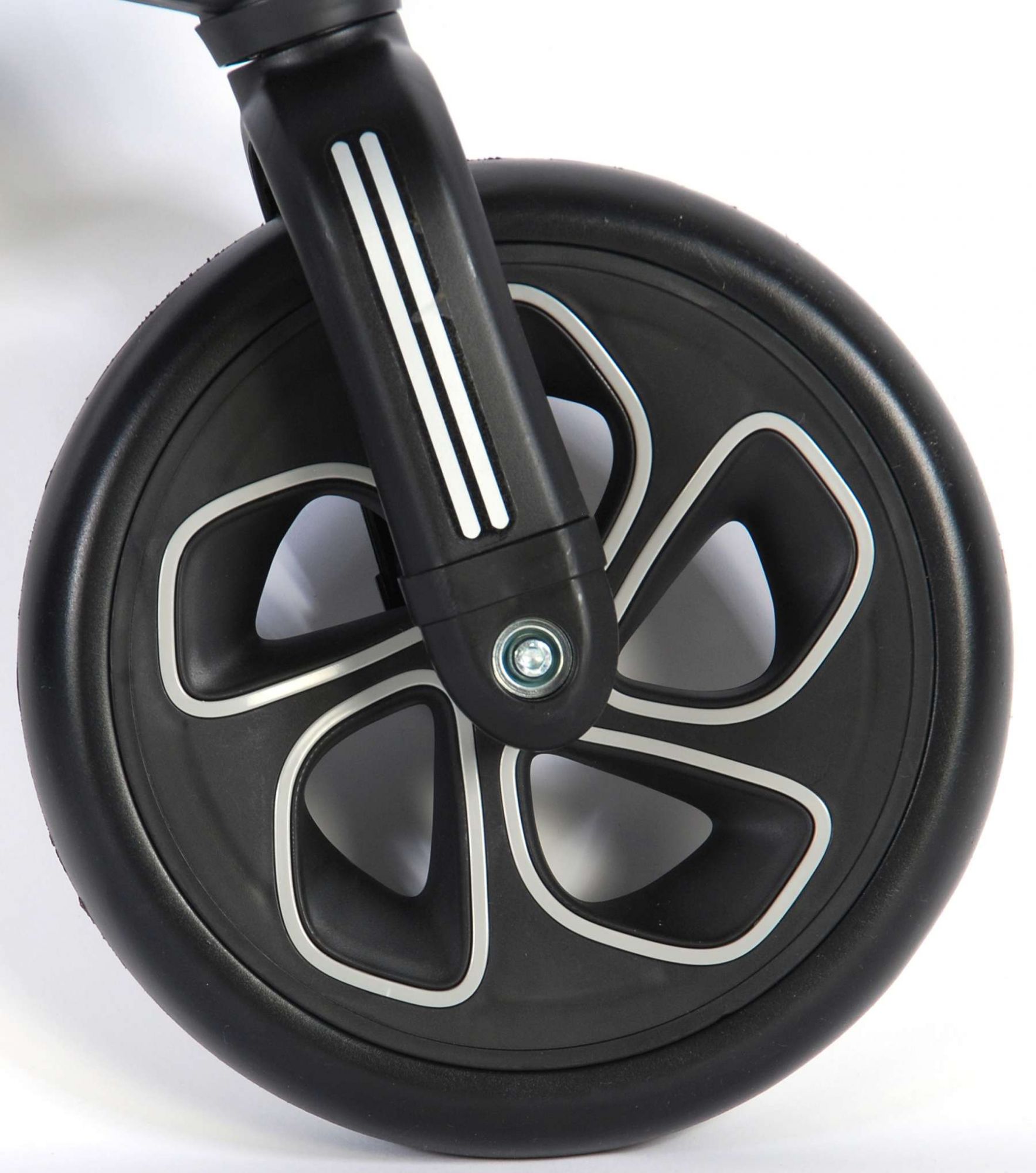 Bicicleta evolutiva QPlay Balance 10 pulgadas Negra - rueda delantera