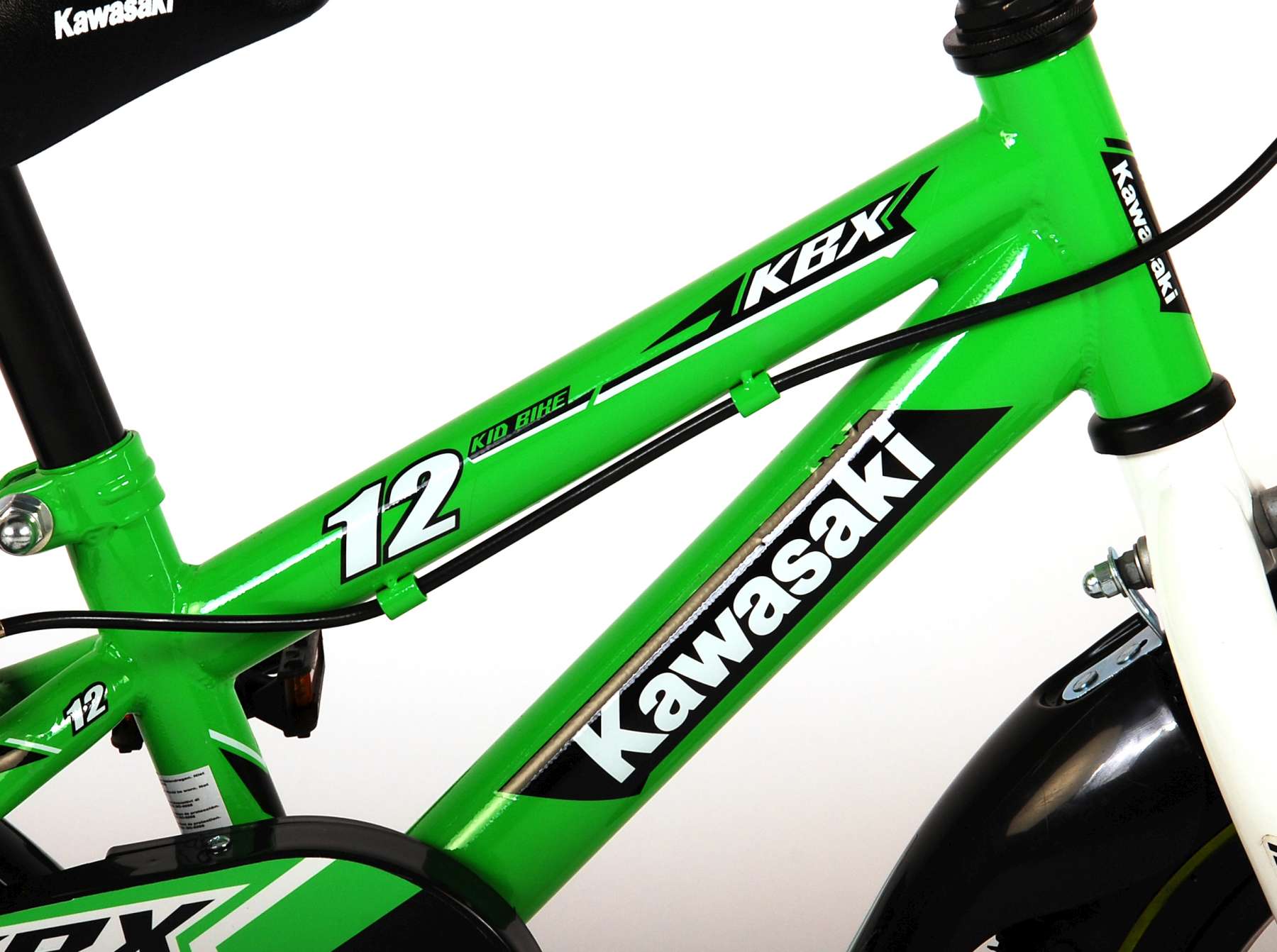 Bicicleta Kawasaki Verde 12 pulgadas estructura