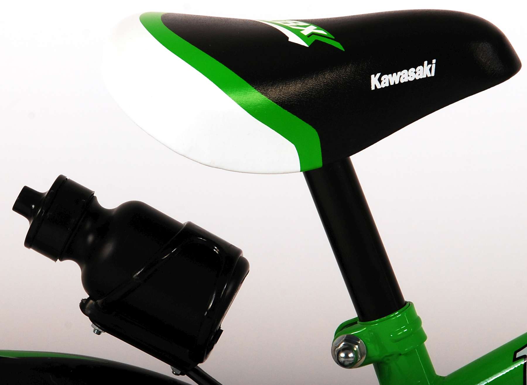 Bicicleta Kawasaki Verde 12 pulgadas porta botellas