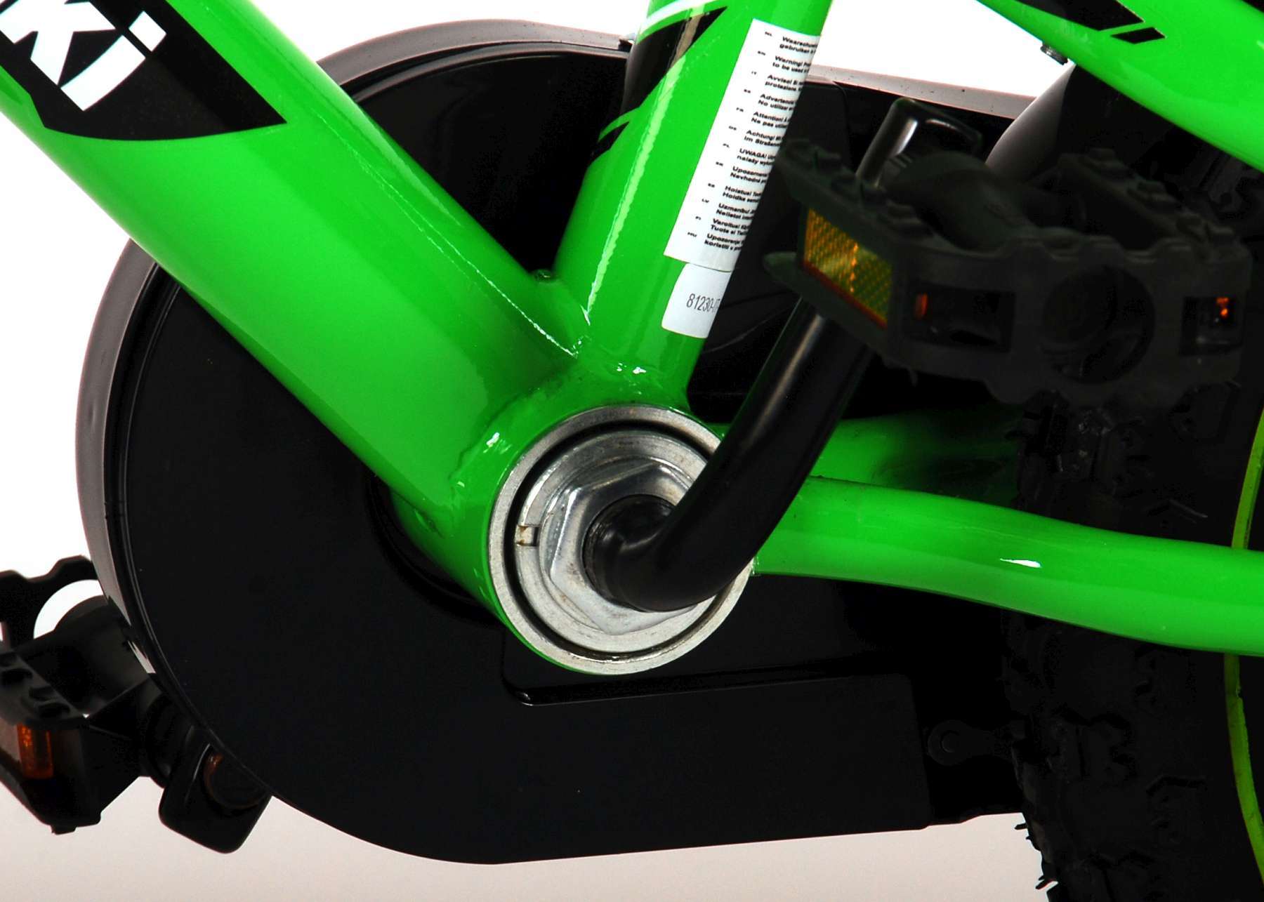 Bicicleta Kawasaki Verde 12 pulgadas pedales