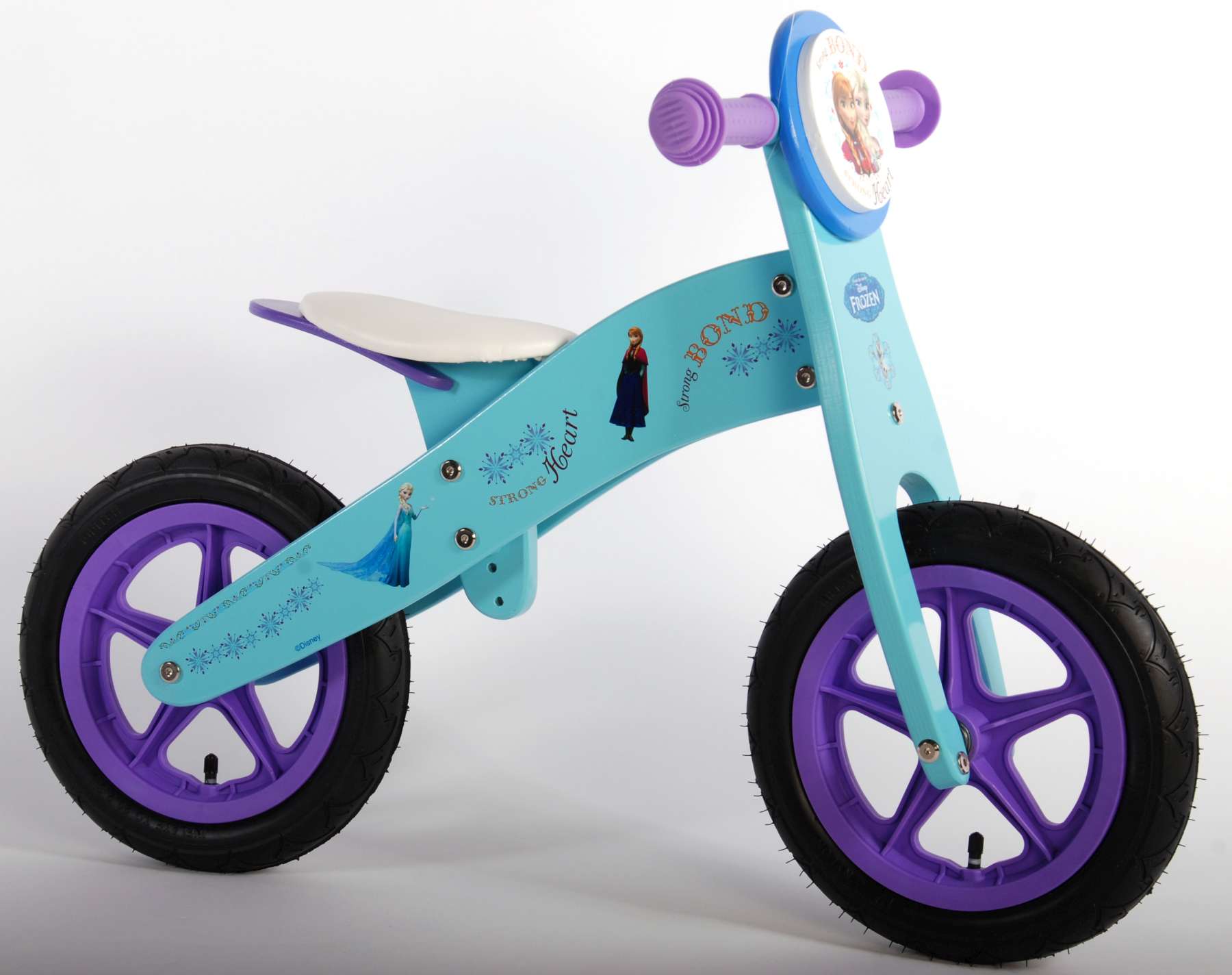 Bicicleta Infantil de Madera Frozen 12 Pulgadas