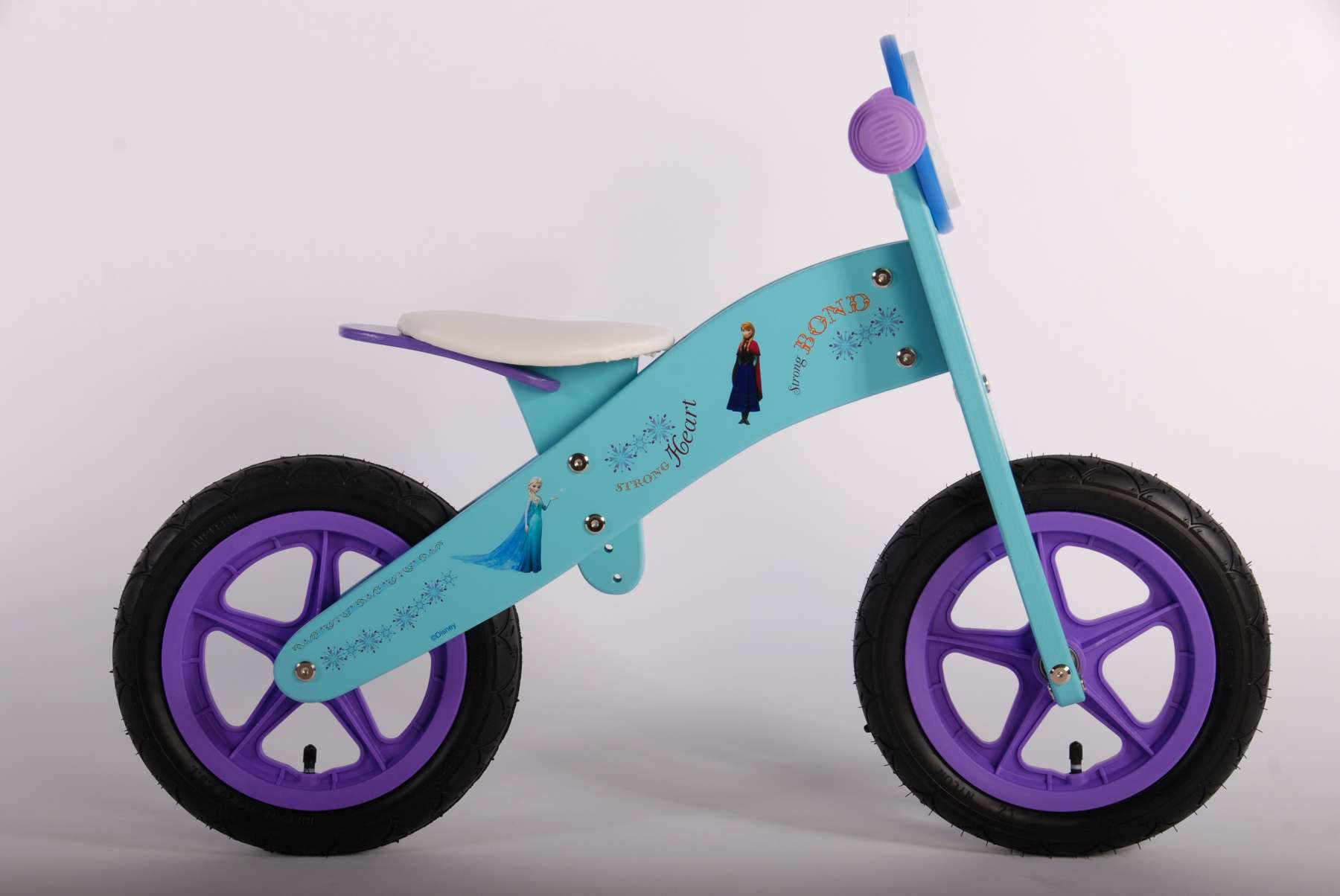 Bicicleta Infantil de Madera Frozen 12 Pulgadas