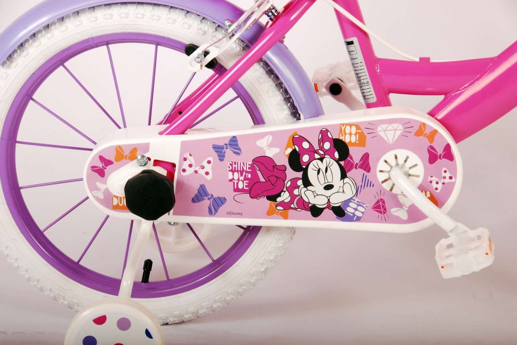 Bicicleta Minnie 16 Pulgadas - cubrecadenas