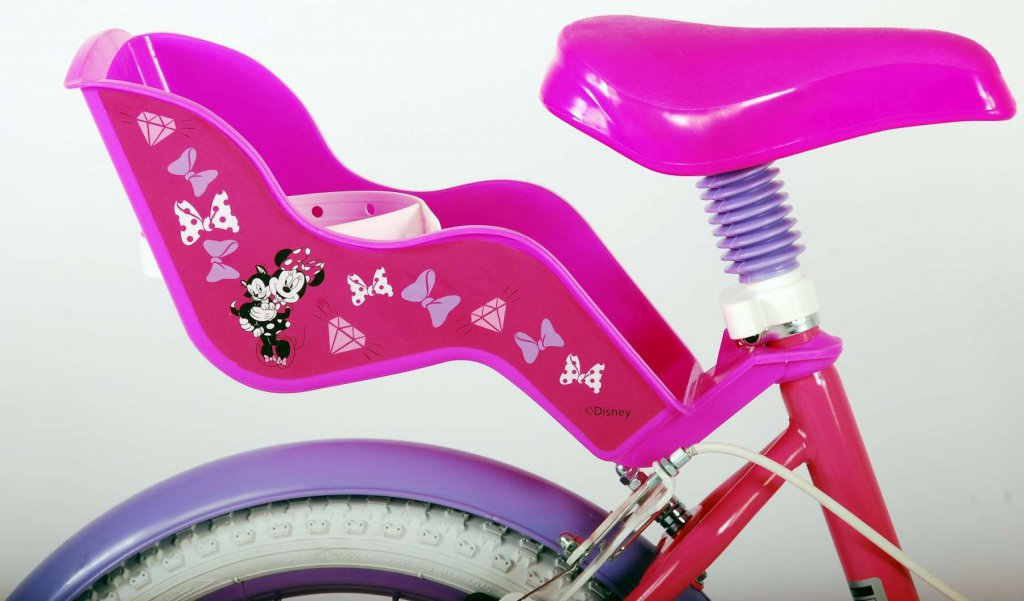 Bicicleta Minnie 16 Pulgadas - portamuñecas