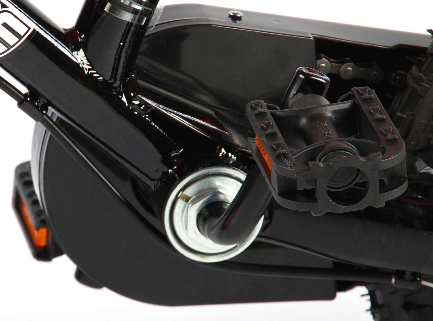 Bicicleta Motorbike de 12 pulgadas Naranja - pedales