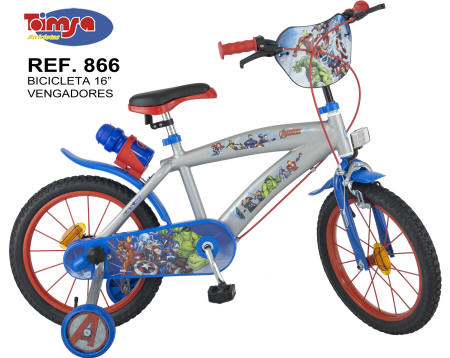 BICICLETA LOS VENGADORES 16