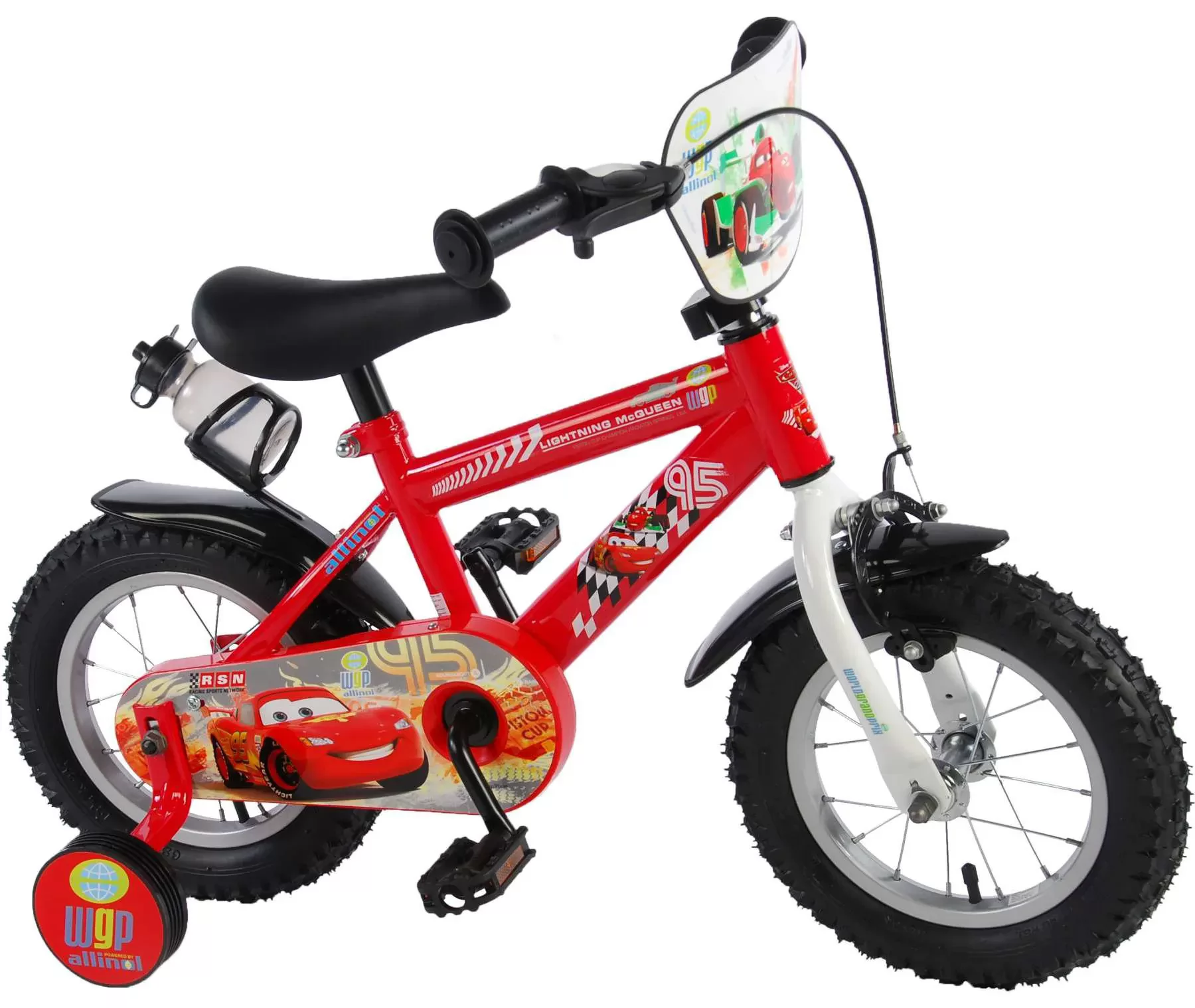 bicicleta para niños de 3 a 6 años disney cars chicos 12 pulgadas