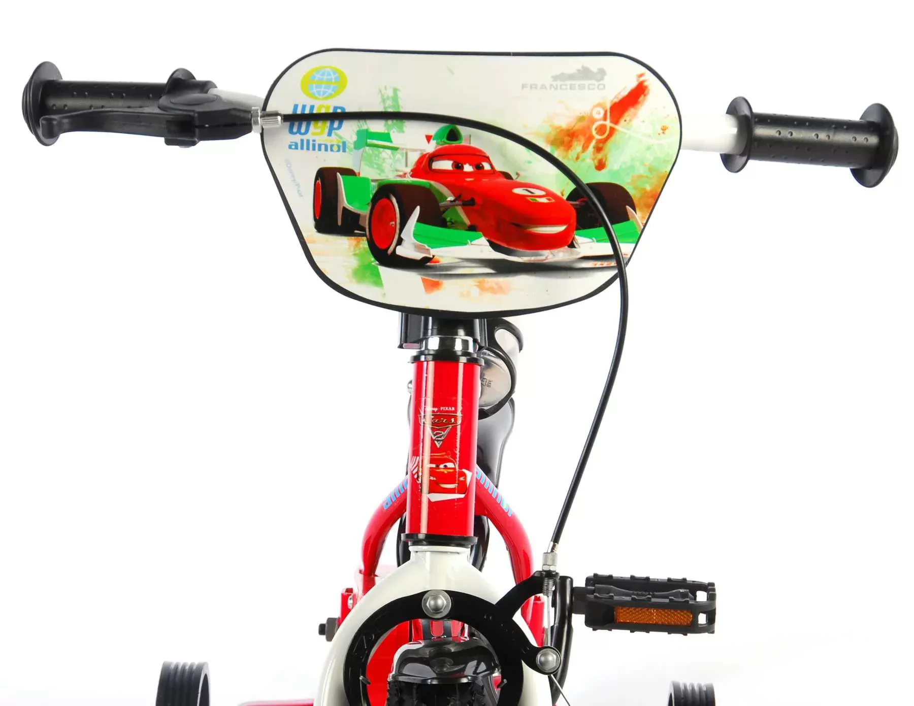 bicicleta para niño de 5 años disney cars chicos 12 pulgadas - manillar