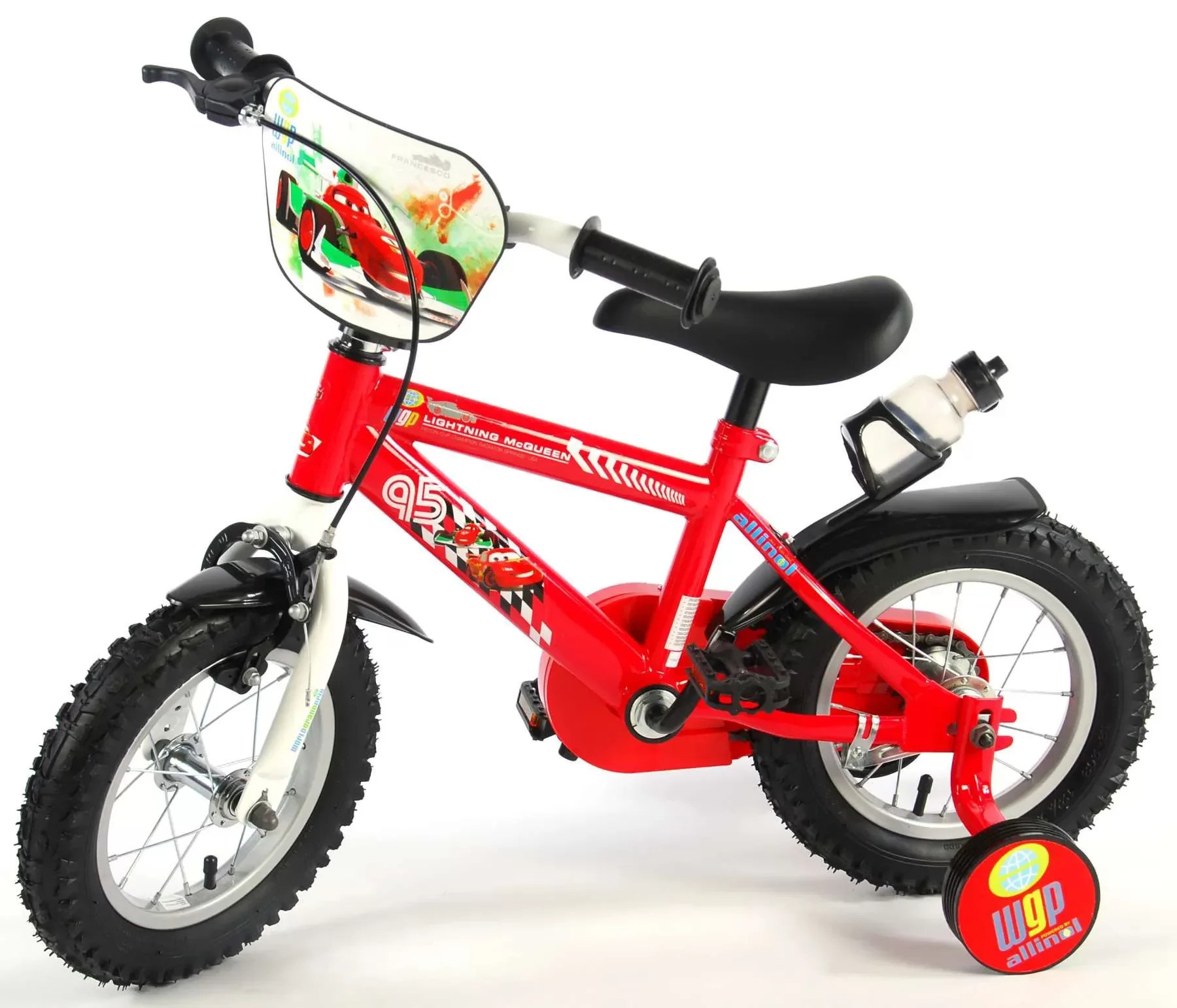 bicicleta para niñas disney cars chicos 12 pulgadas