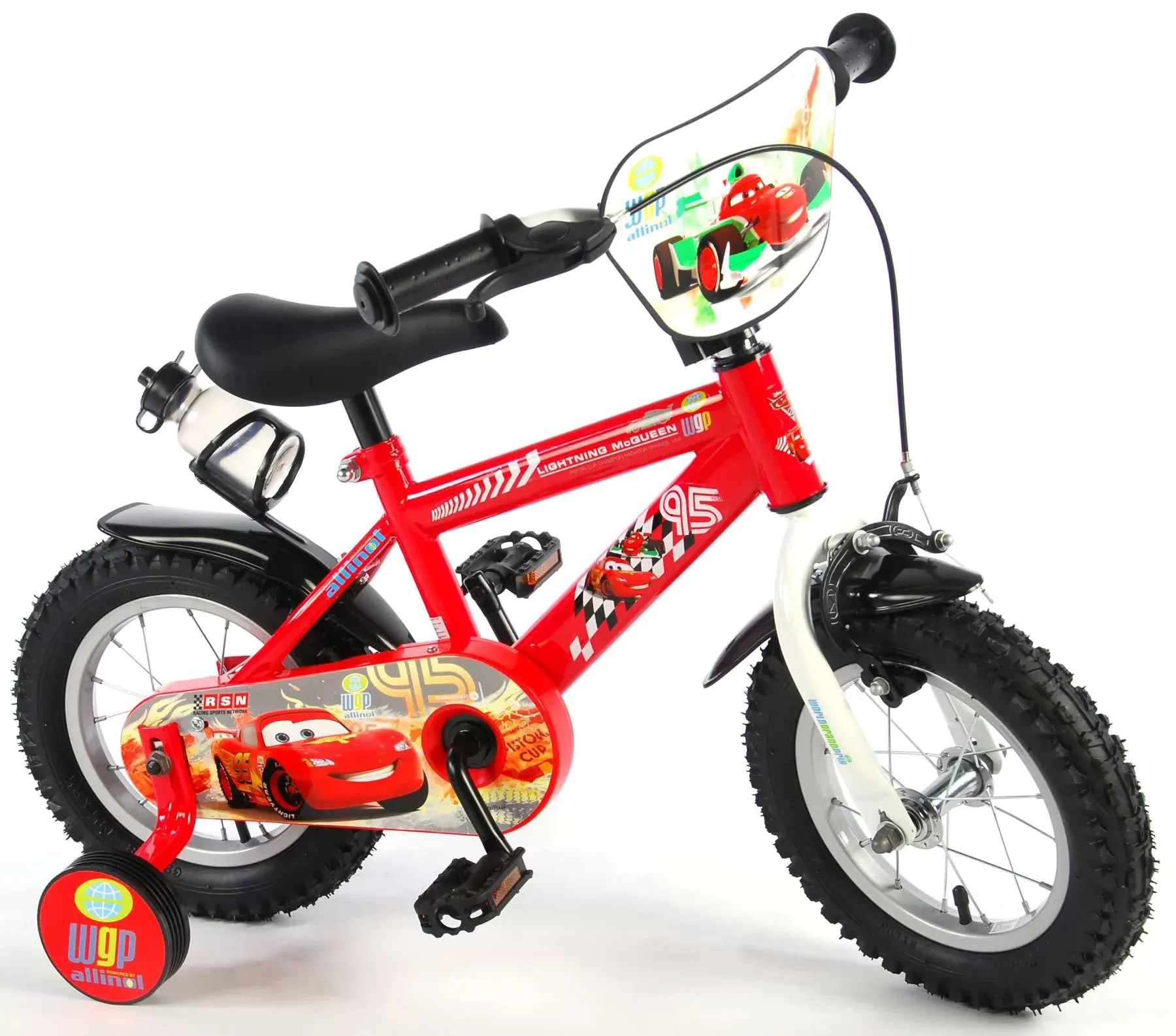 bicicleta para niños disney cars chicos 12 pulgadas