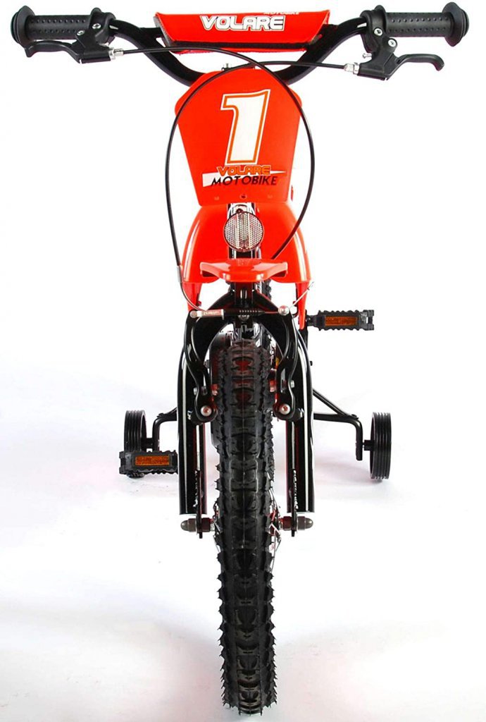 Bicicleta Motorbike de 16 pulgadas Naranja - frontal