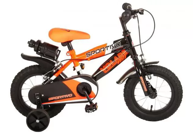 Bicicleta Sportivo 12 Neón Naranja/Negro