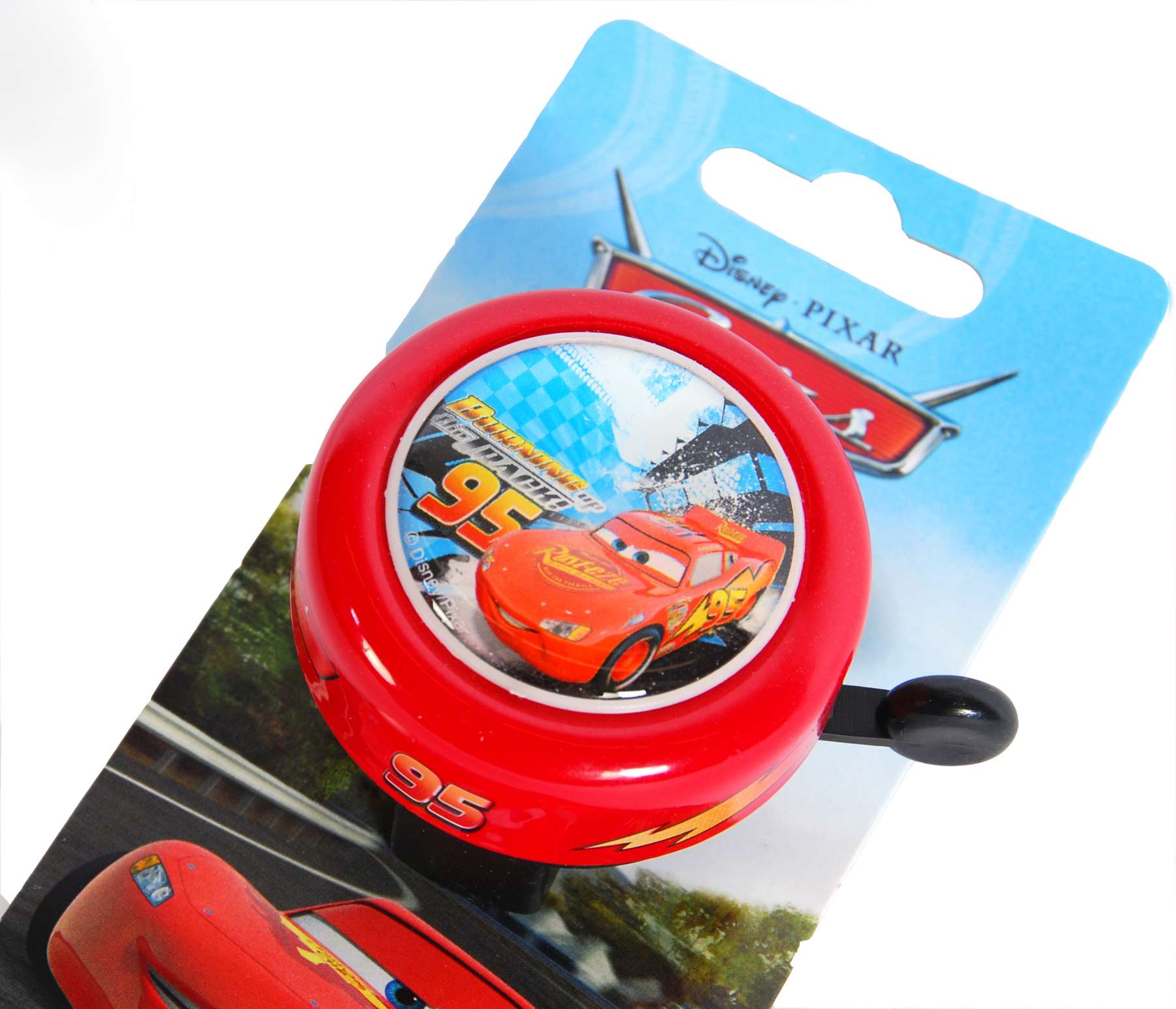 Timbre de bicicleta Disney Cars - vista superior