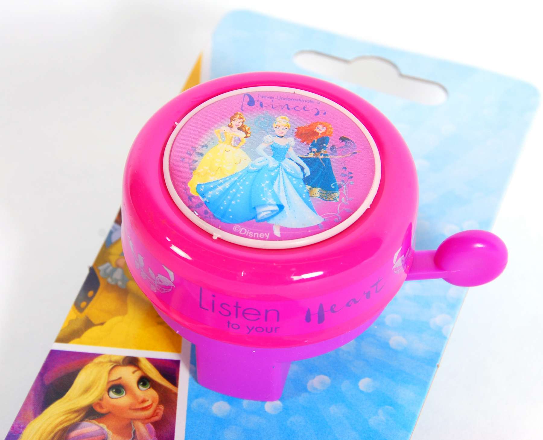 Timbre de bicicleta Disney Princess - vista superior