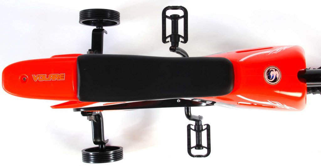 Bicicleta Motorbike de 16 pulgadas Naranja - vista aerea