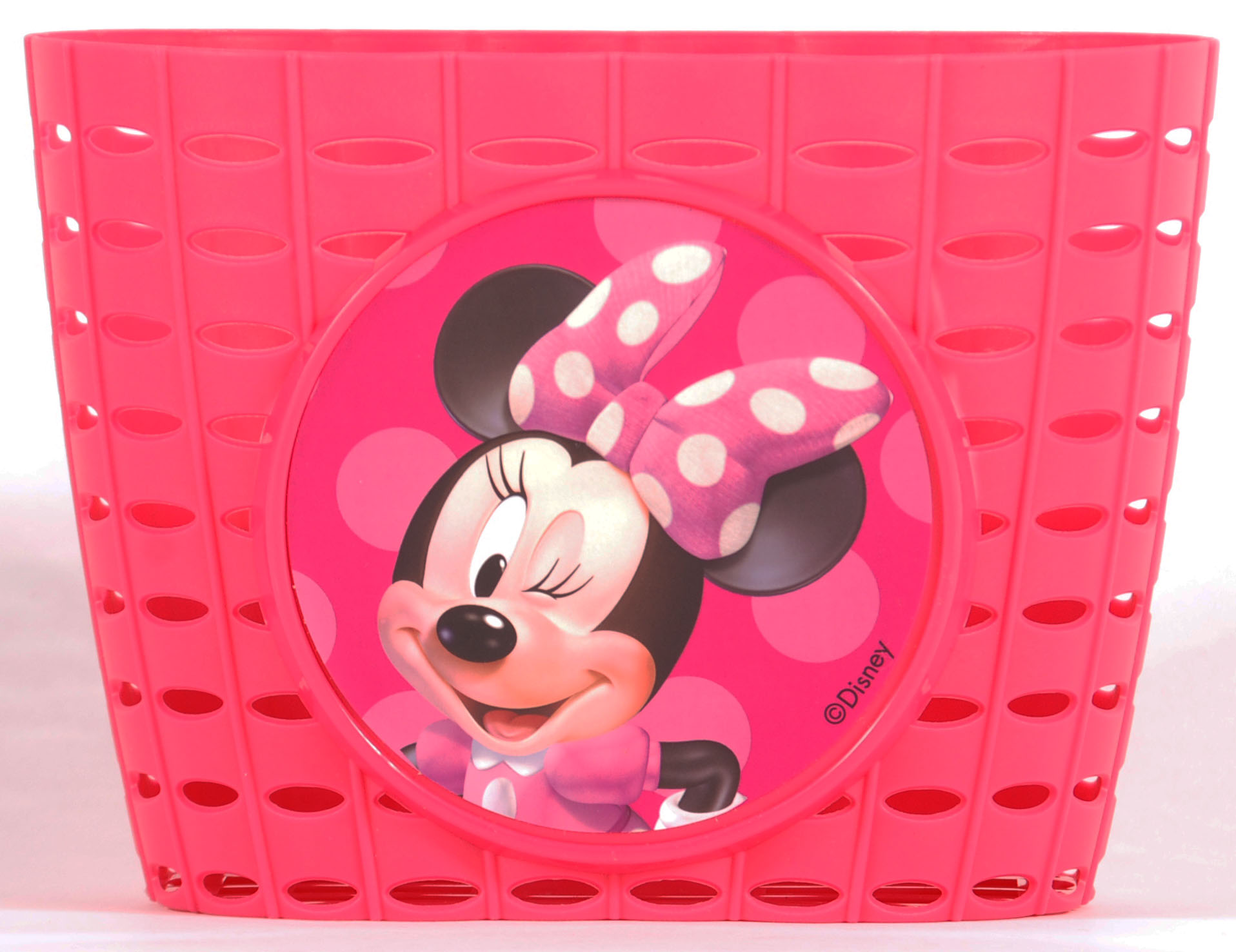 CESTA DE BICICLETA DE PLÁSTICO DISNEY MINNIE BOW-TIQUE KUBBINGA