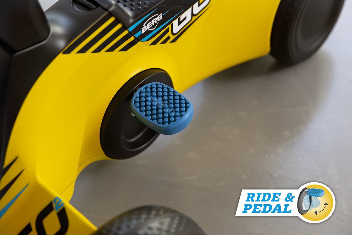 BERG GO2 SPARX AMARILLO - CON PEDAL