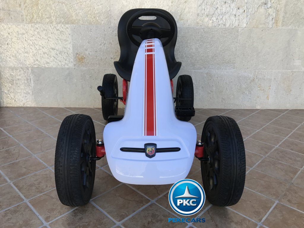 KART A PEDALES FIAT ABARTH BLANCO 1