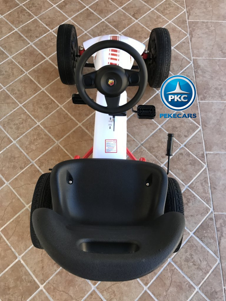 KART A PEDALES FIAT ABARTH BLANCO 6