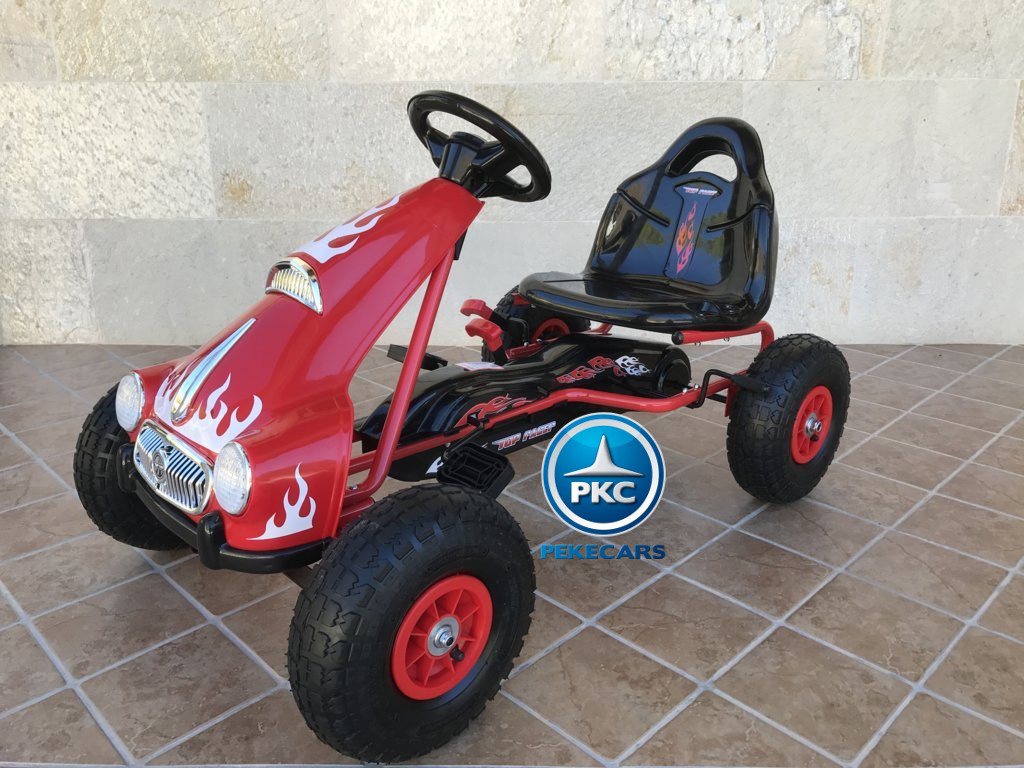 KART A PEDALES FLAME ROJO