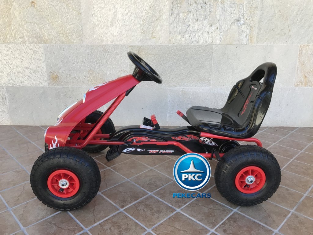 KART A PEDALES FLAME ROJO 4