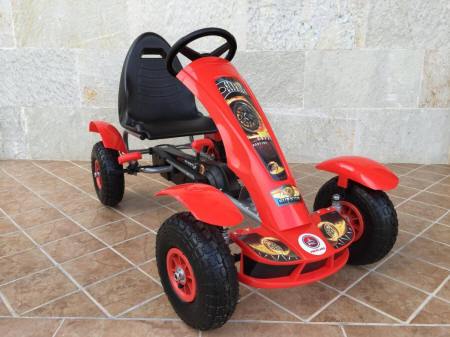 KART A PEDALES F618 ROJO