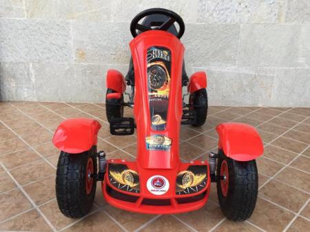KART A PEDALES F618 ROJO 2