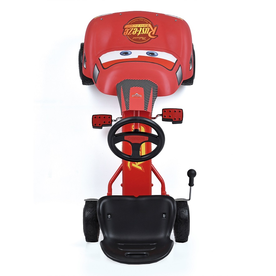 Kart a pedales McQueen de Cars - vista aerea