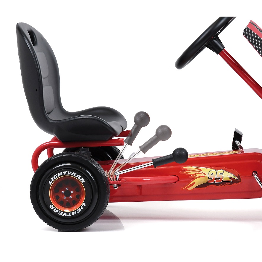 Kart a pedales McQueen de Cars - palanca de freno