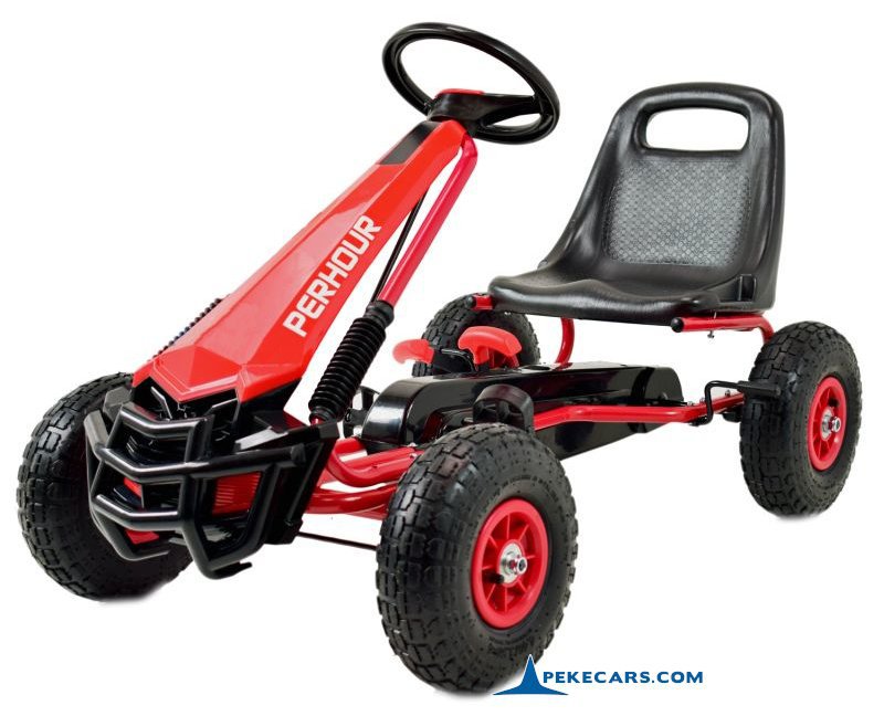 Kart a pedales PERHOUR Rojo