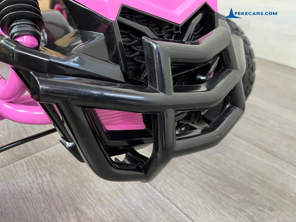 Kart a pedales PERHOUR Rosa paragolpes