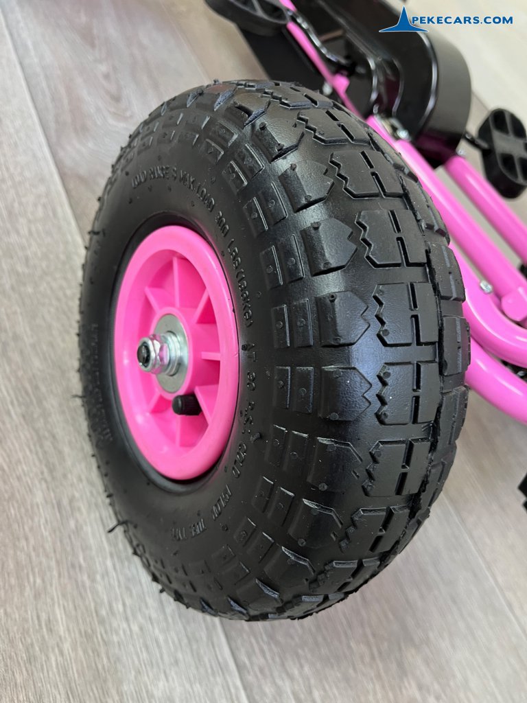 Kart a pedales PERHOUR Rosa rueda