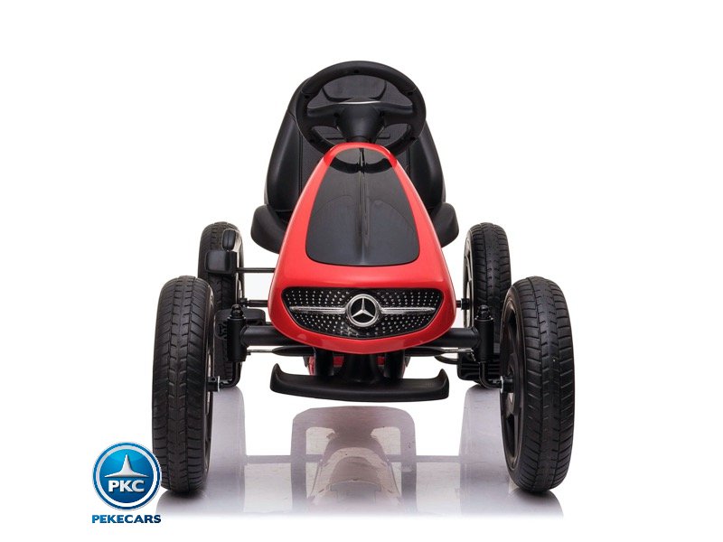 Kart a pedales Mercedes Rojo frontal