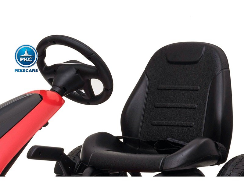 Kart a pedales Mercedes Rojo asiento
