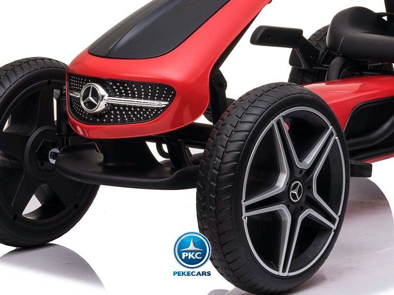 Kart a pedales Mercedes Rojo rueda