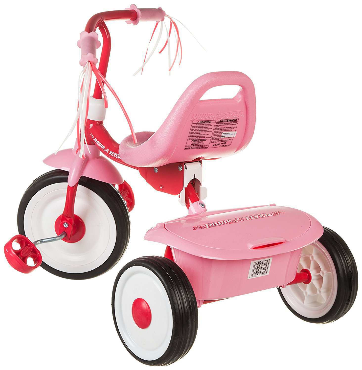 triciclo plegable rosa radio flyer 2